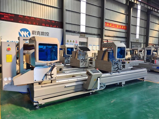 Cnc  Double Head Aluminium Cutting Machine Window Door And Curtain Wall Cutting Saw With 45 And 90 Degree