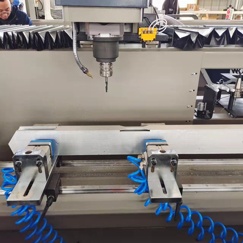 3 Axis CNC Controlled Profile Machining Center Working With Profile 3 ...