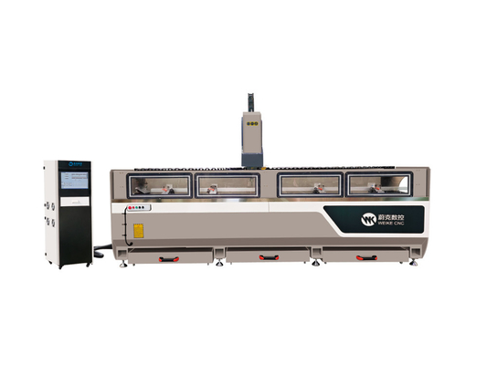 Window Door CNC Processing Machine On Aluminum Profile For CNC Drilling Milling Function