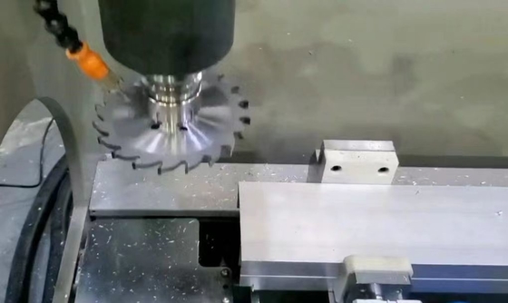 3 Axis CNC Controlled Profile Machining Center Working With Profile 3 Sides On Window Door Area