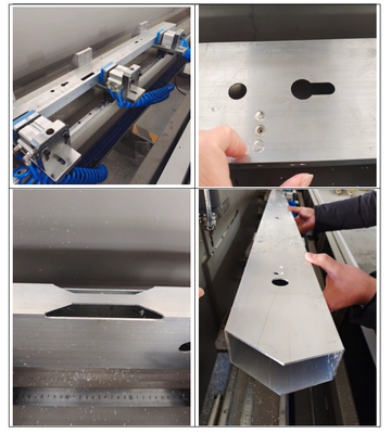 Window Door CNC Processing Machine On Aluminum Profile For CNC Drilling Milling Function