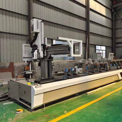 4 Axis Aluminum CNC Drilling Milling Cutting Machine For Profile Within 6500mm Length