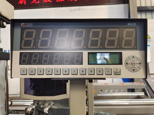 Digital Display Double Head Mitre Saw With 600mm diameter saw blade cutting 45 and 90 degree