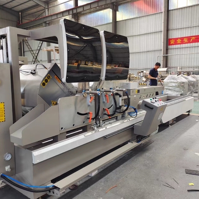 Digital Display Double Head Front Sawing Machine With 600mm Diameter Saw Blade Cutting 45 And 90 Degree