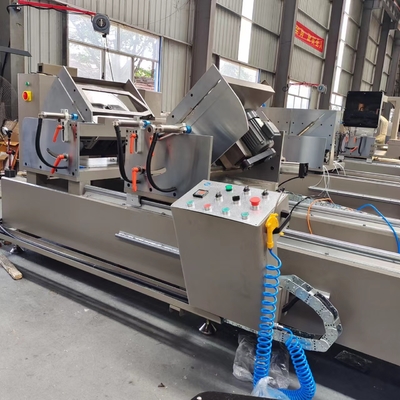Digital Display Double Head Front Sawing Machine With 600mm Diameter Saw Blade Cutting 45 And 90 Degree