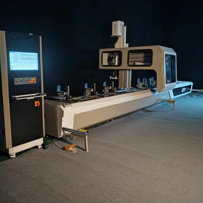 CNC Drilling Milling Tapping Cutting End Milling on Alu Profile Machine CNC Machining Center with 4 controlled Axis