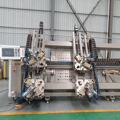 4 Head CNC Corner Crimping Machine for aluminium doors and machines