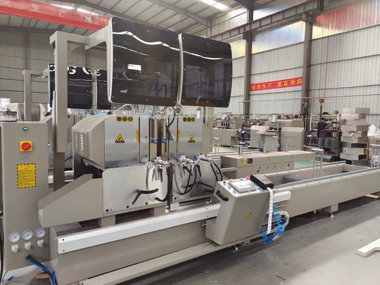 Automatic Aluminum Cutting Machine CNC Double Mitre Saw For Window Door And Curtain Wall