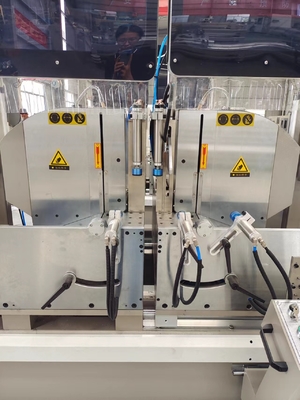 Automatic Aluminum Cutting Machine CNC Double Mitre Saw For Window Door And Curtain Wall