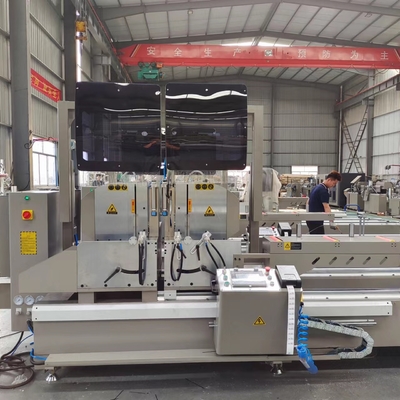 Window Making Machine CNC Cutting Machine Double Head Mitre Saw For Aluminum Profile With CE Certificate