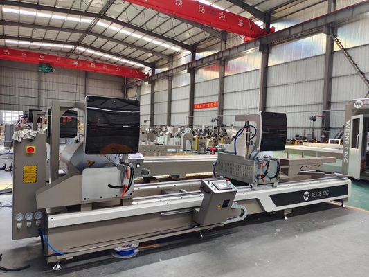 CNC Double Head Mitre Saw Machine For Aluminum Windows And Doors