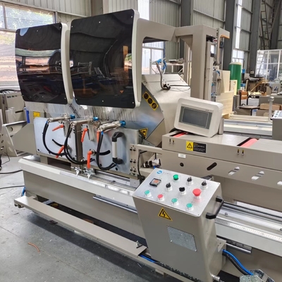 4200mm Aluminium Window Door Curtain Wall Cutting Machine Double Mitre Cutting Saw With Digtail Display