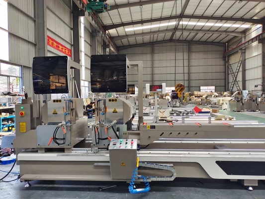 Digtial Display Double Mitre Cutting Off Saw Front Blade Sawing Machine For Aluminum And UPVC