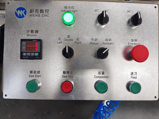 Digtial Display Double Mitre Cutting Off Saw Front Blade Sawing Machine For Aluminum And UPVC