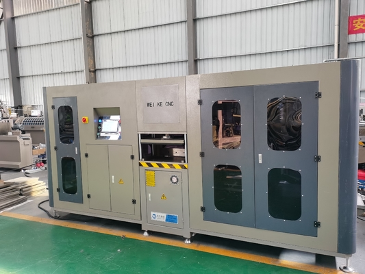 CNC 7 Axis End Milling Machinery For Aluminium Profiles Aluminium Door And Window Making Machine