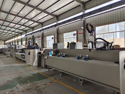 CNC Drilling Milling Holes Slots Machinery For Aluminum And UPVC Window Door