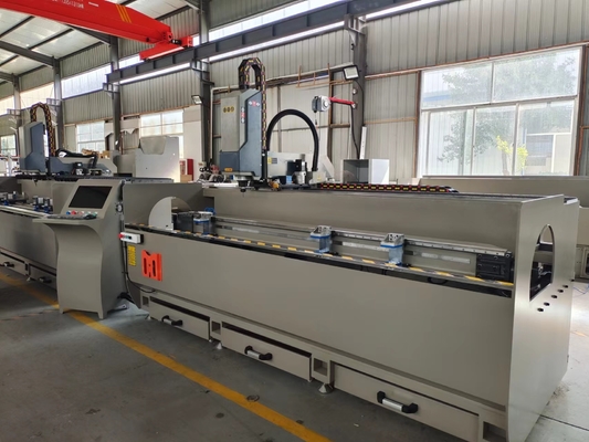 2500mm  Aluminium  And Upvc CNC Drilling Milling Holes Machine With Single Spindle