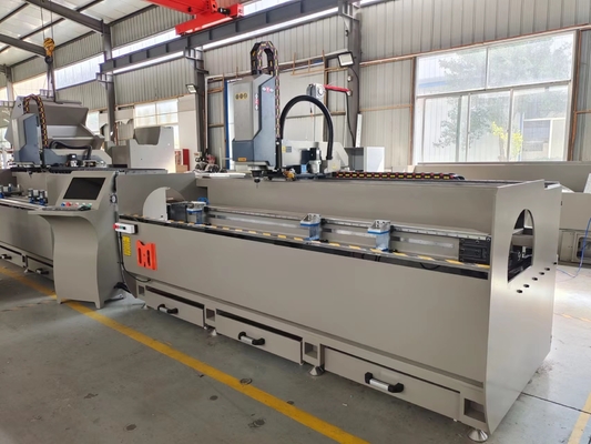 2500mm Automatic 3 Axis CNC copu router for aluminum window door and curtain wall