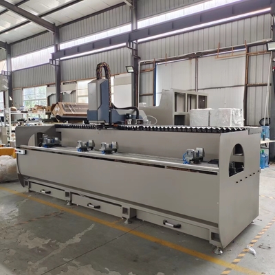 2500mm Aluminium Profile 3 Sides Milling And Drilling Processing Center CNC Machine For LED Light Window Door