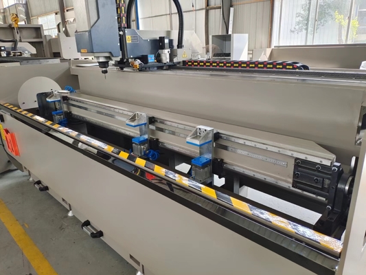 2500mm Aluminium Profile 3 Sides Milling And Drilling Processing Center CNC Machine For LED Light Window Door