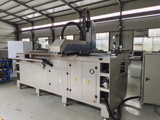 2500mm Aluminium Profile 3 Sides Milling And Drilling Processing Center CNC Machine For LED Light Window Door