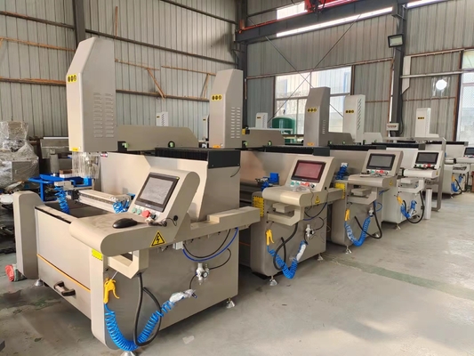 1200mm 3 Axis CNC Drilling Milling Machine  Aluminium And Pvc Window Door Making Machine With Flip Table
