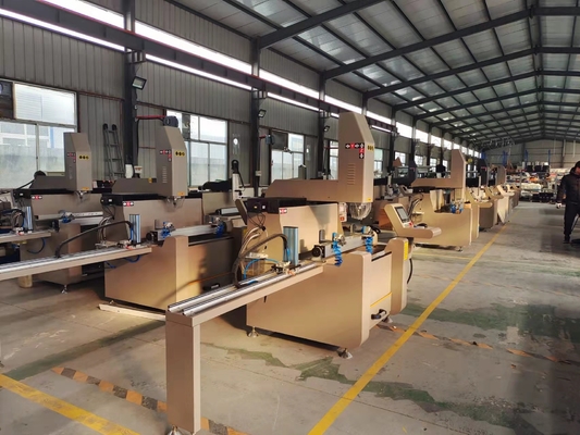 1200mm 3 Axis CNC Drilling Milling Machine  Aluminium And Pvc Window Door Making Machine With Flip Table