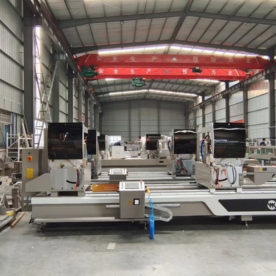 Aluminum Double Head Saws 45 Degree UPVC Window Making Machine Cutting Saw Machines