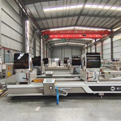 Aluminum Double Head Saws 45 Degree UPVC Window Making Machine Cutting Saw Machines