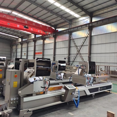 Aluminum Double Head Saws 45 Degree UPVC Window Making Machine Cutting Saw Machines