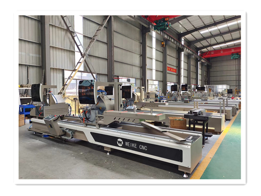 Double Head Cutting Saw For Cutting Aluminum Window And Door Profile 45 And 90 Degree