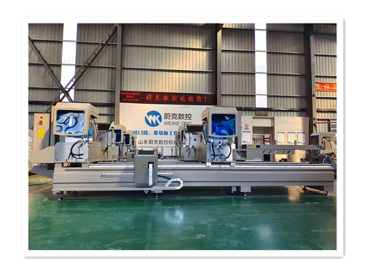 Double Head Cutting Saw For Cutting Aluminum Window And Door Profile 45 And 90 Degree