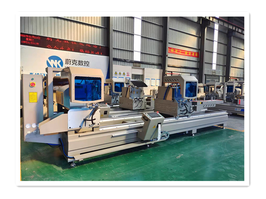 Double Head Cutting Saw For Cutting Aluminum Window And Door Profile 45 And 90 Degree