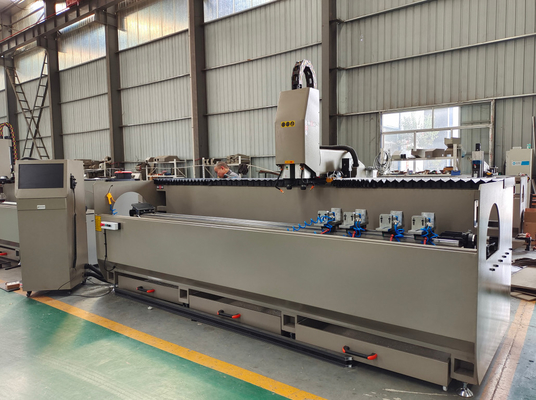 3200mm Aluminium Window Door Machine For CNC Drilling Milling Holes With ATC Function