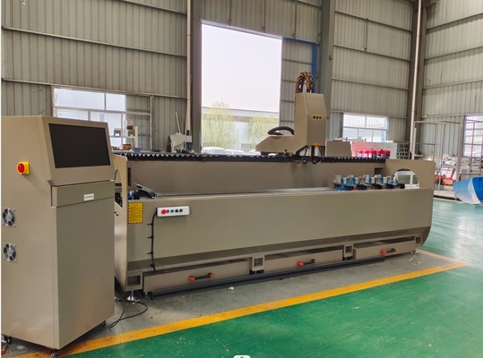 3200mm CNC Copy Router With Double Head  aluminium window door making machine