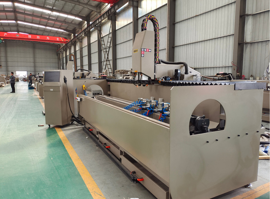 3200mm CNC Copy Router With Double Head  aluminium window door making machine
