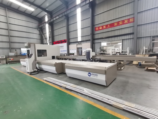 Large CNC Aluminum Pvc  Cutting Center For 45 And  90 Cutting Angle With Automatic Loading And Unloading