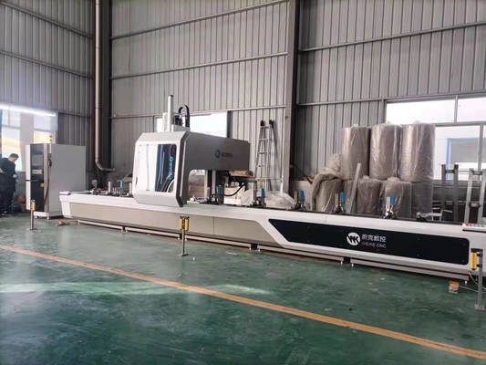 4Axis Aluminum CNC Machining Center For Aluminum Profile Cutting Drilling Milling And Tapping