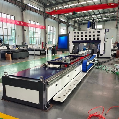 Aluminium CNC 5 Axes Machining Centre CNC Drilling And Cutting Machine with 300mm saw blade