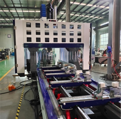 5-Axis CNC Machining Center For Industrial Aluminum Profiles With 12 Tool Magazines for drilling milling and cutting