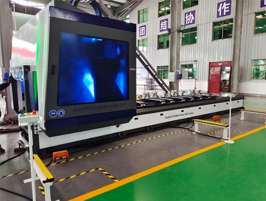 5 Axis Aliminium Machining Center With RTCP Function  Industrial Aluminium Curtain Wall Sun Room  Machine
