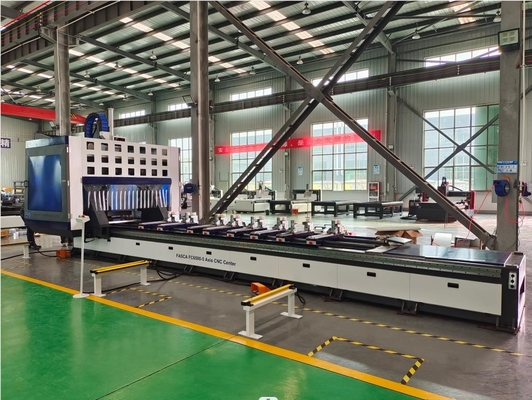 5 Axis Aliminium Machining Center With RTCP Function  Industrial Aluminium Curtain Wall Sun Room  Machine