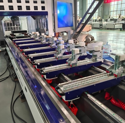 5 Axis Aliminium Machining Center With RTCP Function  Industrial Aluminium Curtain Wall Sun Room  Machine