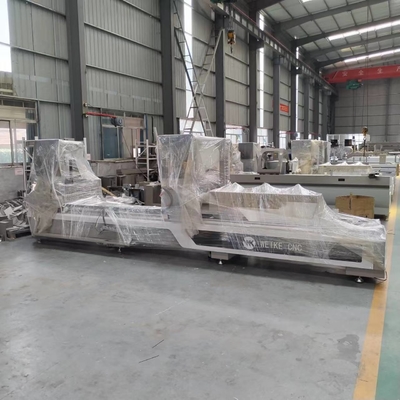 CNC Controlled Double-Head Cutting Machine With 550′ Saws Special For Aluminum Profiles