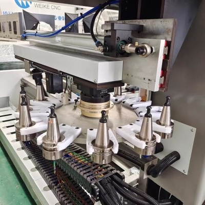 6500mm 12-Tool Automatic Tool Changer 4-Axis Gantry CNC Machining Center For Industrial Aluminum, PVC Profiles