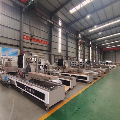 Double Head Miter Saw Machines Aluminum 45 And 90 Degree Cutting Video Training Included