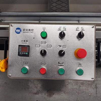 Double Head Miter Saw Machines Aluminum 45 And 90 Degree Cutting Video Training Included