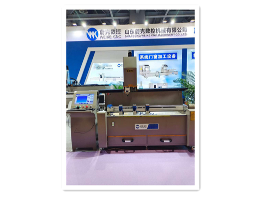 3200mm Aluminium Door Window Manufacturing Machine , Cnc Drilling Milling Machine