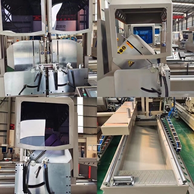 500mm Cnc Double Head Mitre Saw Machine Aluminum Window Door Profile Cutting