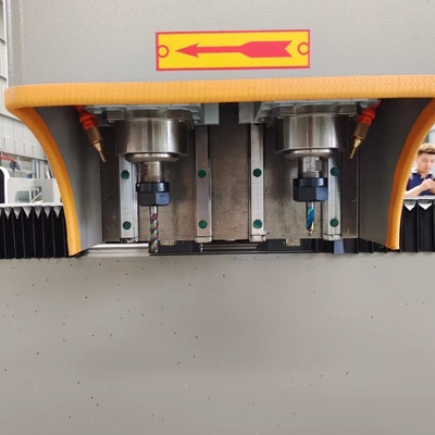 1.5m Processing Length Two Head Aluminum Drilling And Milling Machine For Minimalist Home